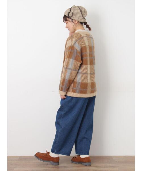 Samansa Mos2(サマンサ モスモス)の「【M/Lサイズ】サイド深タックバレルパンツ(その他パンツ・レディース・カーキ/チャコールグレー/ブルー/ベージュ・L/M)」の22枚目の写真