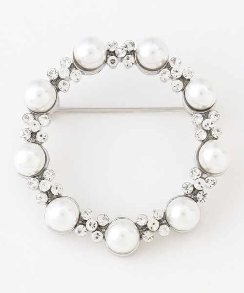 ANY(エニィ)の「【3WAY】セットパールブローチ(マフラー・レディース・ゴールド系/シルバー系・F)」の4枚目の写真