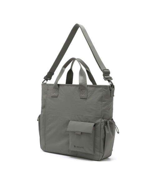 Snow Peak(スノーピーク)の「SnowPeak / Dual Tech Alpha Tote Bag デュアルテック アルファ トートバッグ 海外限定(ショルダーバッグ・メンズ・ブラック/ダークグレー/ライトグレー・ONE SIZE)」の13枚目の写真