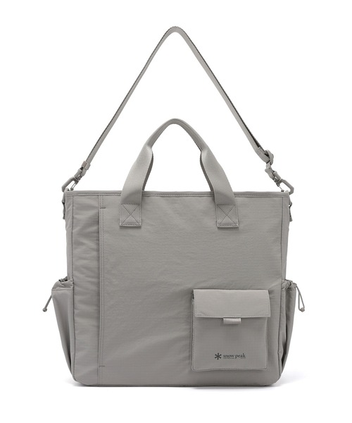 Snow Peak(スノーピーク)の「SnowPeak / Dual Tech Alpha Tote Bag デュアルテック アルファ トートバッグ 海外限定(ショルダーバッグ・メンズ・ブラック/ダークグレー/ライトグレー・ONE SIZE)」の22枚目の写真