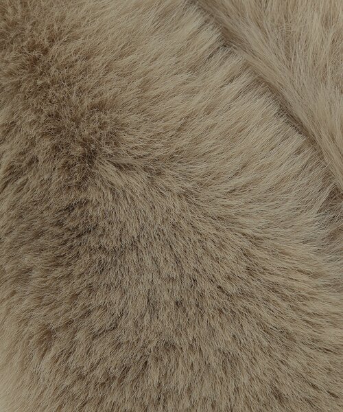 Petit Honfleur(プチオンフルール)の「ファーティペット【マグネットで簡単着脱】(ストール/ショール・レディース・グレー/アイボリー/モカ・フリー)」の18枚目の写真