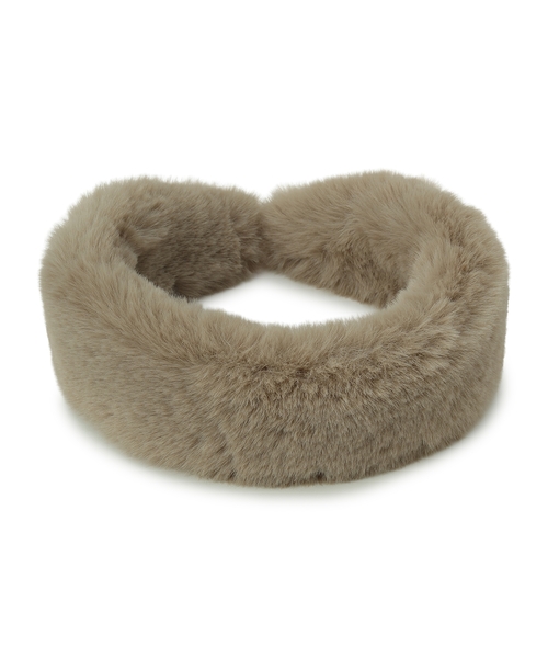 Petit Honfleur(プチオンフルール)の「ファーティペット【マグネットで簡単着脱】(ストール/ショール・レディース・グレー/アイボリー/モカ・フリー)」の20枚目の写真