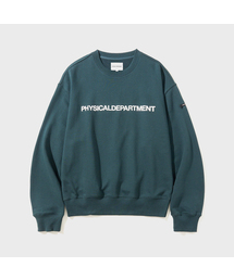 P-Dept オリジナルロゴスウェットシャツ ダークグリーン