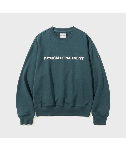 PHYSICAL DEPARTMENT(フィジカル デパートメント)の「P-Dept オリジナルロゴスウェットシャツ ダークグリーン(スウェット・レディース・その他・MEDIUM/LARGE/X-LARGE/SMALL)」の1枚目の写真