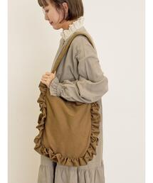 Samansa Mos2 | ラウンドフリルトートバッグ(ハンドバッグ)