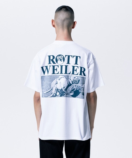 ROTTWEILER(ロットワイラー)の「DOGRACE TEE(Tシャツ/カットソー・メンズ・ホワイト・S/M/L/XL)」の2枚目の写真
