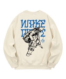 KMC0110 ストリート裏起毛スウェット - クリーム
