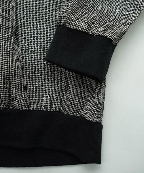 EGO TRIPPING(エゴトリッピング)の「ms6335- LINENSHEER POLO ポロシャツ(666605)(ポロシャツ・メンズ・ブラック/ハウンドトゥース・46/48)」の4枚目の写真