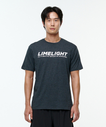 ライムライトTシャツ(チャコールメランジ/ホワイト)