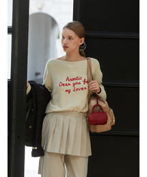 ANC EMBROIDERY BOATNECK KNIT_IVORY