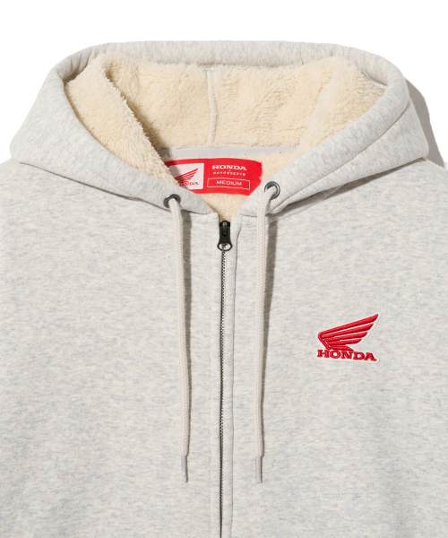 PHYPS MOTORCYCLE(フィップスモーターサイクル)の「Silky Boa Wing logo Hoodie Zip-up_Oatmeal(パーカー・レディース・その他・MEDIUM/LARGE/X-LARGE/SMALL)」の11枚目の写真