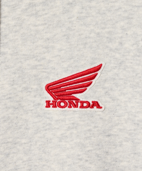 PHYPS MOTORCYCLE(フィップスモーターサイクル)の「Silky Boa Wing logo Hoodie Zip-up_Oatmeal(パーカー・レディース・その他・MEDIUM/LARGE/X-LARGE/SMALL)」の2枚目の写真