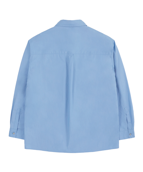 DRAW FIT（ドローフィット）の「ペーパーコットンアレックスシャツ [D.BLUE]（シャツ/ブラウス・メンズ・その他・MEDIUM/LARGE/X-LARGE）」の5枚目の写真