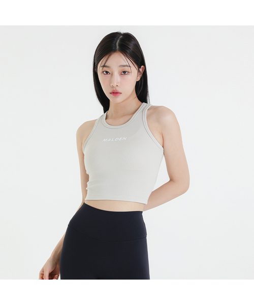 MALDEN（モールデン）の「ステディクロップスリーブレス（Tシャツ/カットソー・レディース・ネイビー/マスタード/オートミール/ホワイト/ブラック・LARGE/MEDIUM/SMALL）」の3枚目の写真