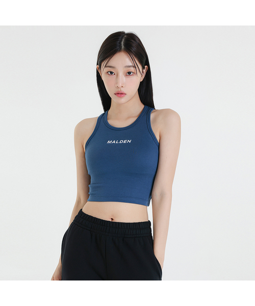 MALDEN（モールデン）の「ステディクロップスリーブレス（Tシャツ/カットソー・レディース・ネイビー/マスタード/オートミール/ホワイト/ブラック・LARGE/MEDIUM/SMALL）」の4枚目の写真