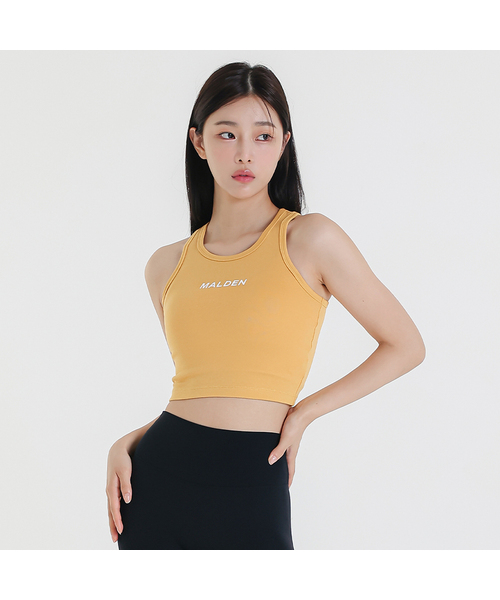 MALDEN（モールデン）の「ステディクロップスリーブレス（Tシャツ/カットソー・レディース・ネイビー/マスタード/オートミール/ホワイト/ブラック・LARGE/MEDIUM/SMALL）」の5枚目の写真
