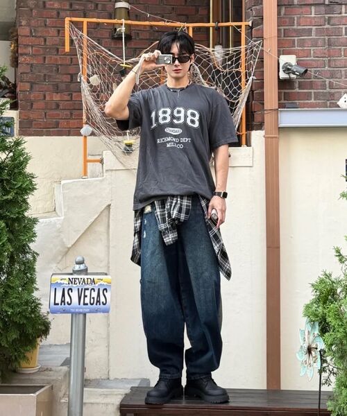 THE MILE（ザマイル）の「1898 RICHMOND CREW [WHITE]（Tシャツ/カットソー・メンズ・その他・LARGE/MEDIUM/SMALL/X-LARGE/X-SMALL）」の2枚目の写真