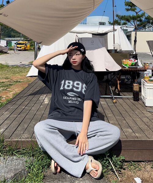 THE MILE（ザマイル）の「1898 RICHMOND CREW [WHITE]（Tシャツ/カットソー・メンズ・その他・LARGE/MEDIUM/SMALL/X-LARGE/X-SMALL）」の4枚目の写真