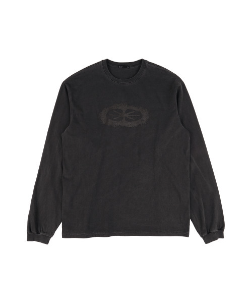ERTR(イーアールティーアール)の「Pigment Dyed Star Logo LS T-Shirt Charcoal(Tシャツ/カットソー・レディース・その他・X-SMALL/SMALL/MEDIUM/LARGE)」の2枚目の写真