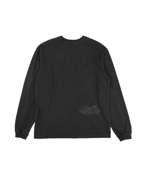 ERTR(イーアールティーアール)の「Pigment Dyed Star Logo LS T-Shirt Charcoal(Tシャツ/カットソー・レディース・その他・X-SMALL/SMALL/MEDIUM/LARGE)」の3枚目の写真
