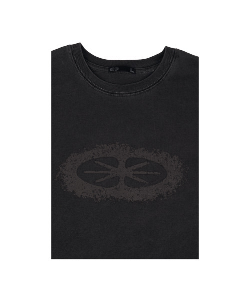 ERTR(イーアールティーアール)の「Pigment Dyed Star Logo LS T-Shirt Charcoal(Tシャツ/カットソー・レディース・その他・X-SMALL/SMALL/MEDIUM/LARGE)」の4枚目の写真