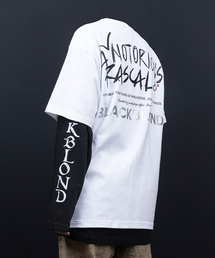 BLACK BLOND（ブラック ブロンド）の「ビビディレスカル 半袖Tシャツ(ホワイト)（Tシャツ/カットソー）」