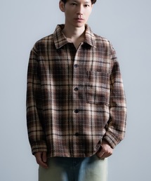 NULL（ヌル）の「【nl】ビッグシルエット チェックカバーオール（ブルゾン）」