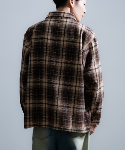 improves（インプローブス）の「ビッグシルエット チェックカバーオール（ブルゾン・メンズ・C/A・MEDIUM/SMALL/LARGE）」の9枚目の写真