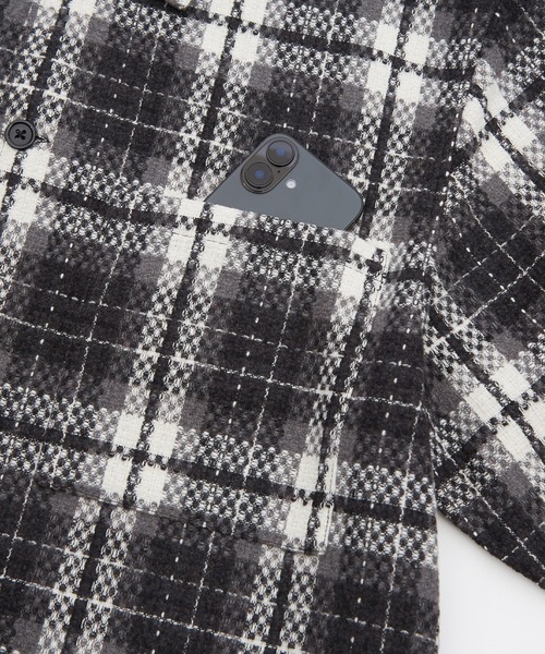 improves（インプローブス）の「ビッグシルエット チェックカバーオール（ブルゾン・メンズ・C/A・MEDIUM/SMALL/LARGE）」の4枚目の写真