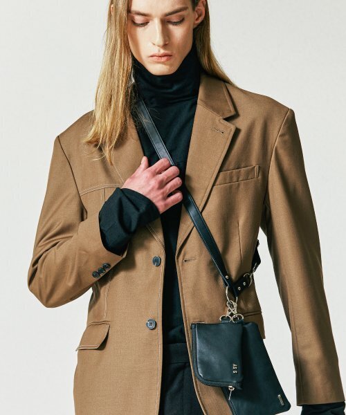 S SY(エスエスワイ)の「ハーフステッチブレザー ブラウン(テーラードジャケット・メンズ・その他・LARGE/MEDIUM/SMALL)」の3枚目の写真