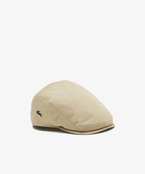 LACOSTE(ラコステ)の「ベーシックコットンハンチング(ハンチング/ベレー帽・メンズ・ブラック/ネイビー/ベージュ・58cm)」の2枚目の写真