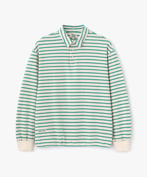 Страйп лагриб T‑shirt IVORY — полосатая футболка айвори