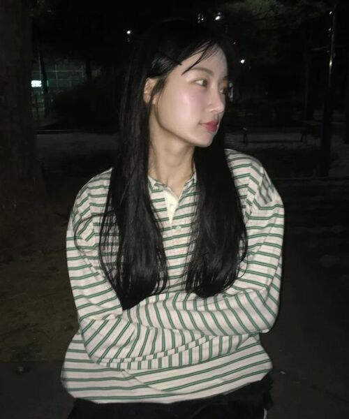 WMC(ダブリューエムシー)の「ストライプラグビーTシャツ_IVORY(ポロシャツ・レディース・アイボリー・SMALL/MEDIUM/LARGE)」の6枚目の写真