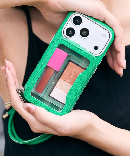 MagSafe対応 Mag Peek Pouch クリア窓付き スマホポーチ iPhone 推し活