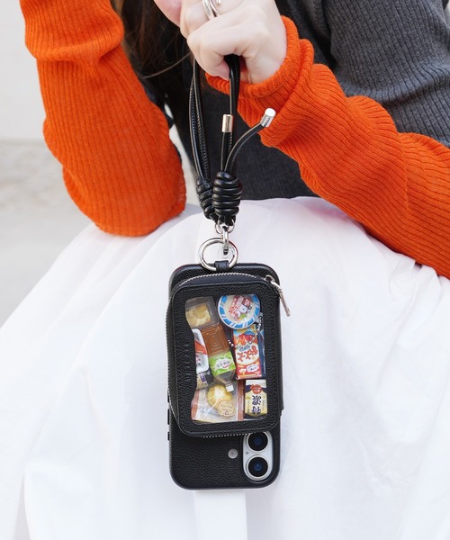 Mia Borsa スマホショルダー ストラップ 太め 長さ調節（スマホグッズ