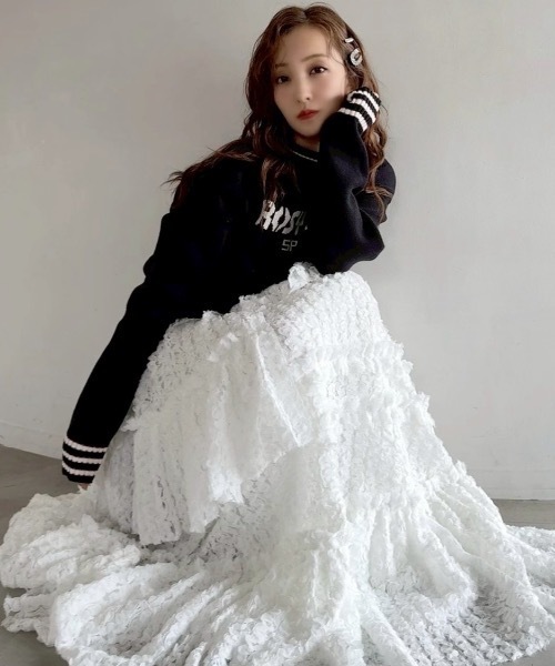 Rosy luce（ロージールーチェ）の「TULLE FLARED SKIRT（チュール