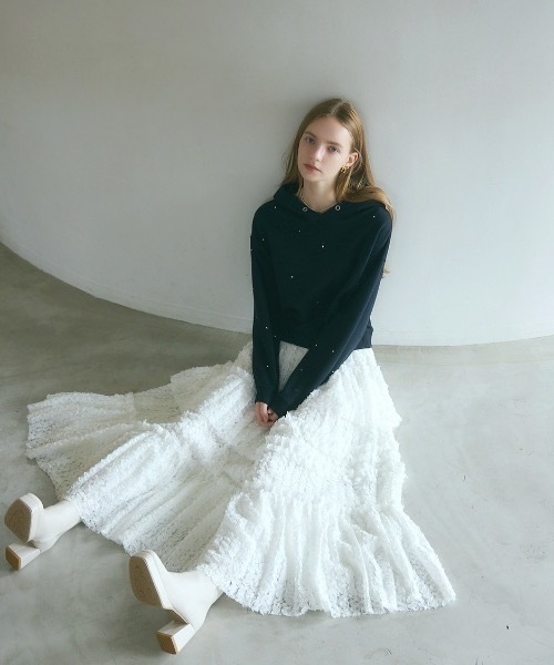 Rosy luce（ロージールーチェ）の「TULLE FLARED SKIRT（チュール