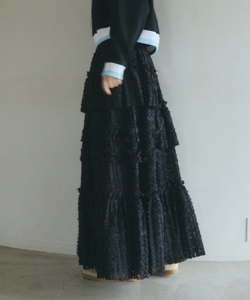 Rosy luce（ロージールーチェ）の「TULLE FLARED SKIRT（チュール