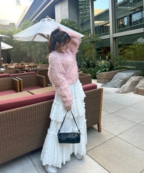 Rosy luce（ロージールーチェ）の「TULLE FLARED SKIRT（チュール