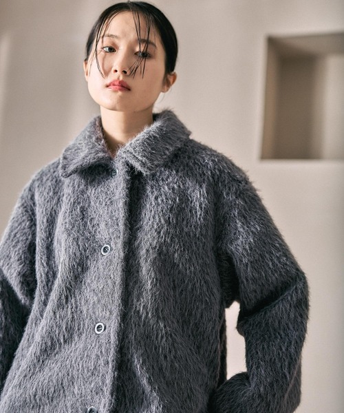 セール】シャギーミドルコート 612813（その他アウター）｜LEPSIM