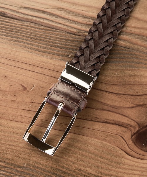 BEVERLY HILLS POLO CLUB（ビバリーヒルズポロクラブ）の「【BEVERLY HILLS POLO CLUB/ビバリーヒルズポロクラブ】編み込みベルト（ベルト・メンズ・ダークブラウン/ブラウン/ブラック・FREE）」の10枚目の写真