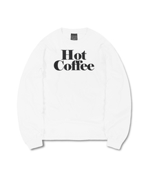 DURT（ ）の「HOT COFFEE LONG SLEEVE TEE (WHITE)（Tシャツ/カットソー）」