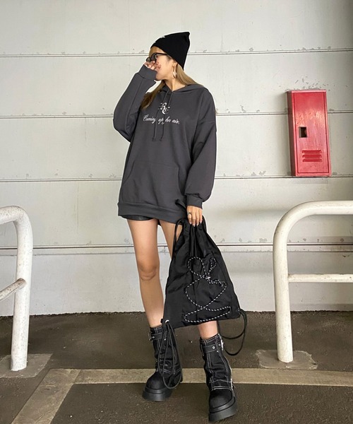 rire（リル）の「ドローコードナップサック（バックパック/リュック・レディース・ベージュ/グレー/アイボリー/ブラック/カーキ・FREE）」の15枚目の写真