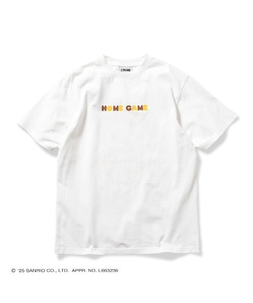 sanrio（サンリオ）の「サンリオキャラクターズ × ホームゲーム [HOMEGAME] - クロミ 半袖 Tシャツ [KUROMI UNIFORM TEE WHITE HG2501103]（Tシャツ/カットソー・レディース・ホワイト・LARGE/MEDIUM/SMALL/X-LARGE）」の2枚目の写真