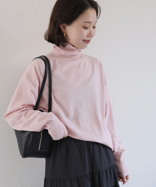 セール】ウォッシャブルタートルニット（ニット/セーター）｜SLOBE