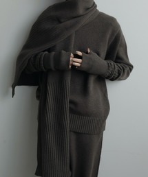 anuke（アンヌーク）の「Rib Knit Stole（ストール/ショール）」
