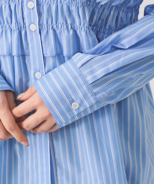 Ray BEAMS（レイビームス）の「ビスチェ シャーリング シャツ（シャツ/ブラウス・レディース・ブルー系その他2/ホワイト・ONE SIZE）」の16枚目の写真