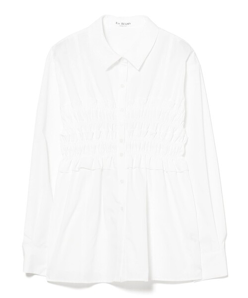 Ray BEAMS（レイビームス）の「ビスチェ シャーリング シャツ（シャツ/ブラウス・レディース・ブルー系その他2/ホワイト・ONE SIZE）」の18枚目の写真