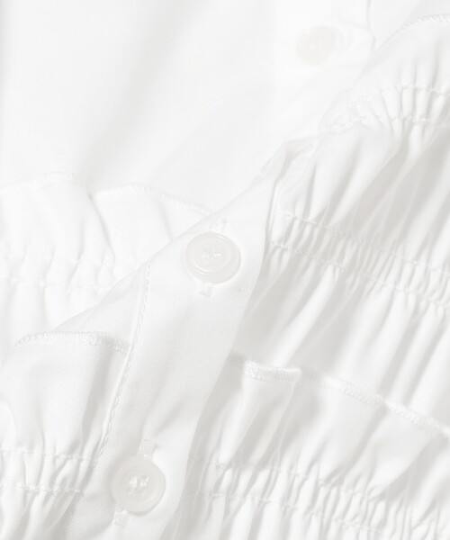 Ray BEAMS（レイビームス）の「ビスチェ シャーリング シャツ（シャツ/ブラウス・レディース・ブルー系その他2/ホワイト・ONE SIZE）」の20枚目の写真