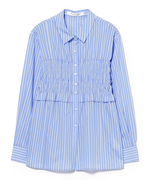 Ray BEAMS（レイビームス）の「ビスチェ シャーリング シャツ（シャツ/ブラウス・レディース・ブルー系その他2/ホワイト・ONE SIZE）」の21枚目の写真